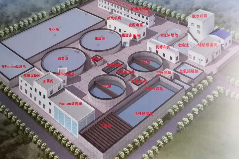 蓬莱市北沟镇20000吨/天工业污水厂二期建设工程